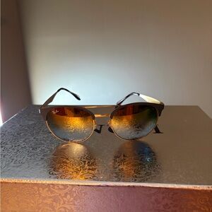 Ray-Ban Sunglasses with Gold and Black Accents